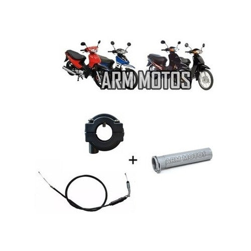 Kit Reparacion Comando Acelerador Moto 110 - Arm Motos 0