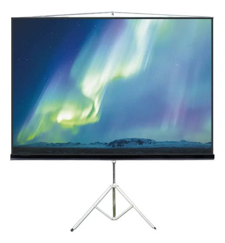 Klip Xtreme Retractable Projector Screen + Tripod KPS-113 0