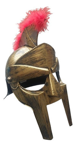 Cotillón Chirimbolos Gladiator Spartan Helmet with Red Crest 0