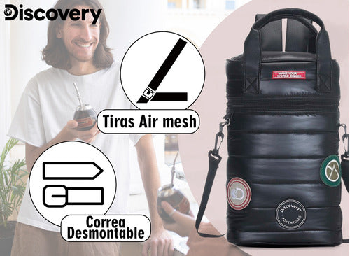 Discovery Bolso Matero Discovery Porta Equipo Para Mate Mochila Termo 4