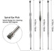 Geengle 3 Piece Earwax Removal Kit, Stainless Steel, with Brush 2