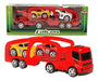 Mosquito Transporter Falcon Truck with 2 Sports Cars by Usual 3