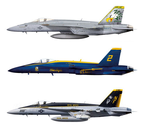 F 18 Hornet Pack X 10 Unidades Sin Error Superior 0