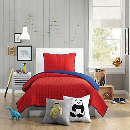 Ropa De Cama Urban Playground, Quilt Twin, Ayer Red 0