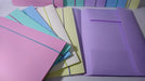 Chanyi Plastic Folder 3 Flaps Elastic A4 Pastel Colors Pack of 10 1