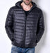 Men's Imported Inflatable Jacket with Faux Fur in Special Sizes 0