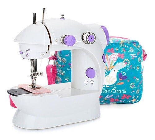 Mini Sewing Machine Maquina De Coser Recta Para Niños A Pedal Nueva Kit Costura 0