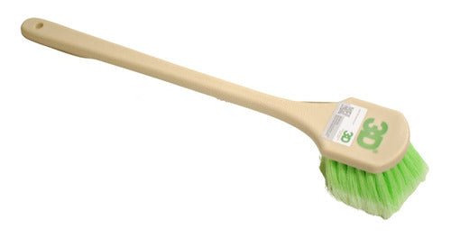 Soft Utility Scrub Green Brush with Long Handle for Chassis and Wheel Wells by 3D Detailing 0