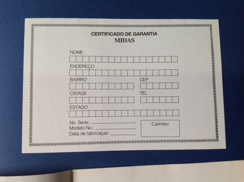 Manual Do Proprietário Radio Toca Fitas Midas A9000 Original 3