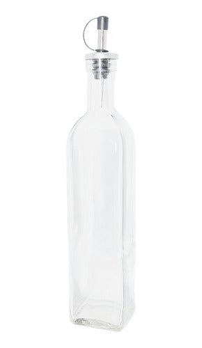 CR Glass Oil and Vinegar Bottle with Spout 250ml 0