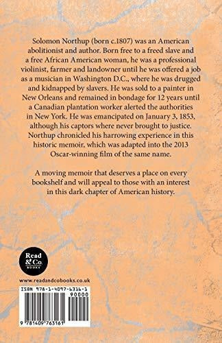 "Twelve Years A Slave With An Introductory Chapter By Frederick Douglass" - Book : Twelve Years A Slave With An Introductory Chapter By
