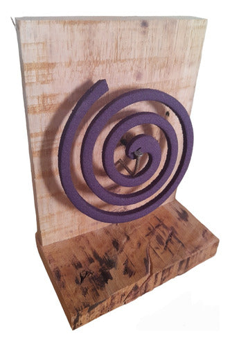 Pachamamadecohome Spiral Holder Made of Recycled Pallets 2