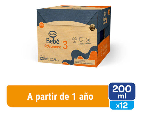 Sancor Pack X12 Bebé 3 Advanced 200ml 3