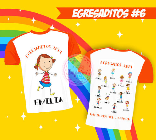 Imprimi Kits Plantillas Diseños Remeras Egresaditos Egresados #6 5