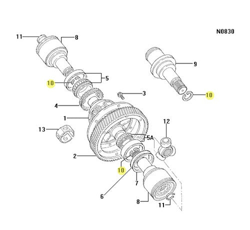 Ford Elastic Safety Ring For Courier Pick Up 1997/2011 0