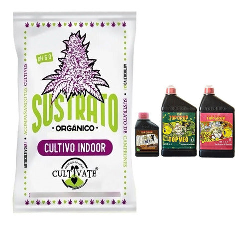 Cultivate Sustrato Cultivate Indoor 25lt Deeper 250ml Bloom Veg 1lts 0