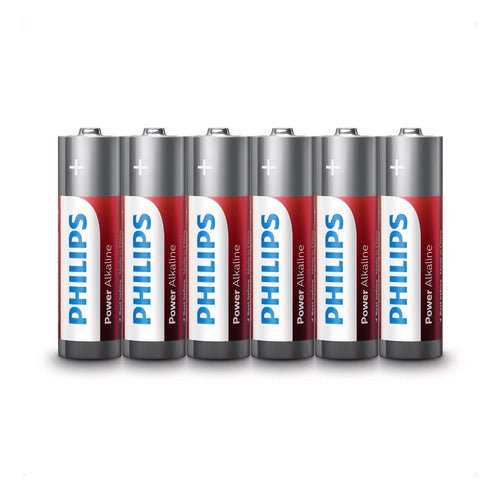 Philips Alkaline AA Batteries (6 Pack) LR6P2B/97 0