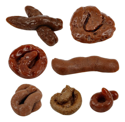 Chivao Realistic Fake Poop Prank Set with 7 Pieces 0