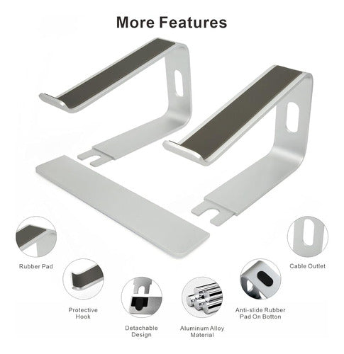 Soporte Para Computadora Portátil, Soporte Ergonómico De Alu 2