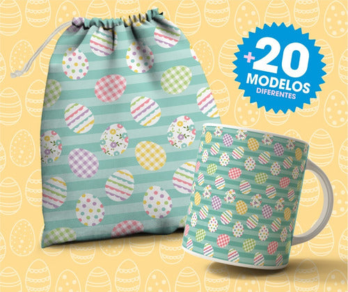 Plantillas Sublimar Tazas Y Bolsitas Pascuas Diseño Combo #4 1