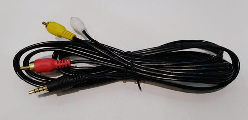 Cable Spica A 3 Rca 1.5 Metros Contacto Electricidad 1