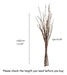 Bakoukiter Realistic Ruffled Willow Artificial Branches - 5 Stems 3