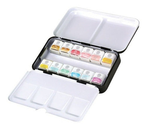 Mungyo Pastel Watercolors X12 Pan Set 2