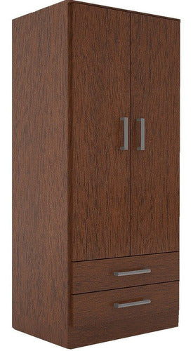 Orlandi Bahia 61cm 2-Door 2-Drawer Wardrobe Closet 8