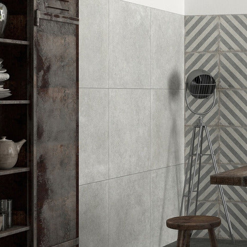 Porcelanato San Lorenzo Urban Concrete Grey 58x58 1