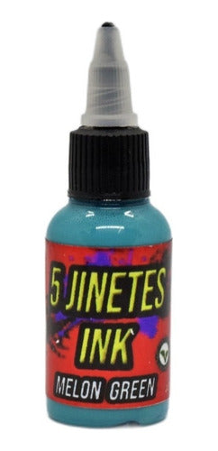 Tinta Tattoo 5 Jinetes Ink 1oz. Melon Green 0