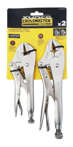 Crossmaster Set of 2 Pressure Pliers 7" and 10" 9970832 0