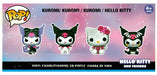 Muñecos Hello Kitty Y Kuromi Caja Regalo 4 Personajes 1