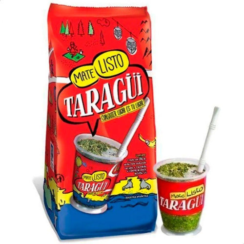 Taragüi Ready Mate Set with Yerba, Bombilla, and Sugar - Best Price 1