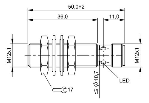 Sensor Inductivo Sold. M12 Pnp Na Conect.m12 Balluff Bes02jz 1