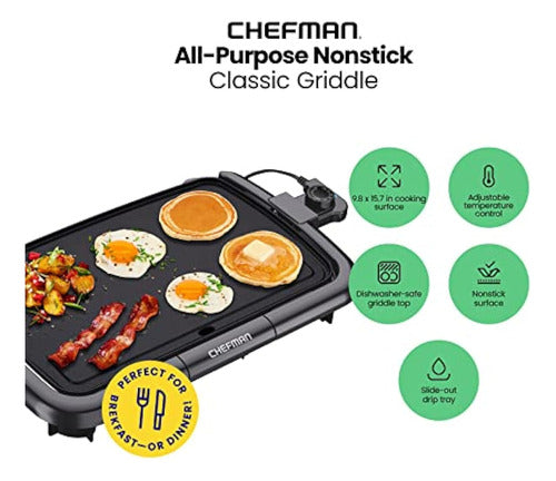 Chefman Electric Griddle with Control 1