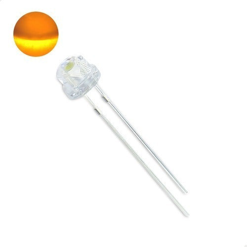 LED 5mm Yellow Bulb 580-585nm 1000-1200mcd X 1000 Units 0