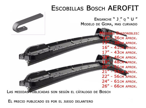 BOSCH Aerofit Windshield Wiper Blades CR-V 06/17 Nolin 1