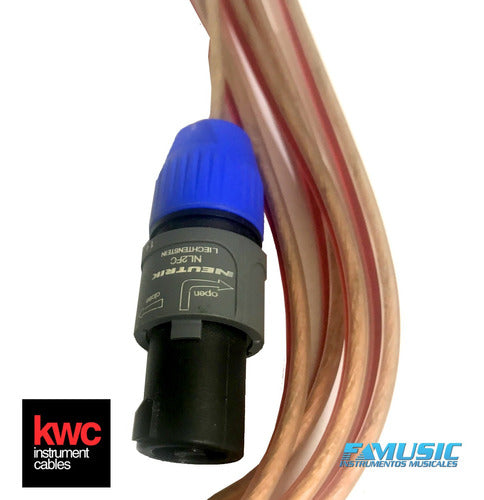 KWC Cable Bafle Iron 403 Speakon/Speakon 3 Mts 2