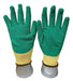 Duty G10 Rugoso Gloves Size 10 Green and Yellow Pack of 12 3