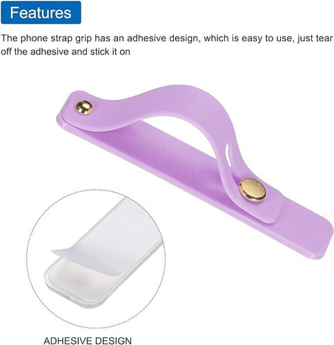 Anti-Theft Soft Silicone Ring Phone Holder Strap 77