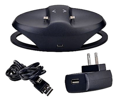 Controlador Usb De Doble Carga Base Dock Carga Estación Sopo 0