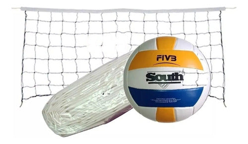 South Combo Mini Voley - Red 5m + Pelota South 0