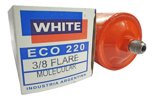 White Filtro Comercial 3/8 X 3/8 Flare Eco 220 1