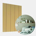 Kit 12 Barras Painel Ripas Flexivel Shiplap Parede Mdf Cru 0