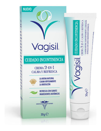 Vagisil Incontinence Cream 2 in 1 Calms and Refreshes Intimate Care 0