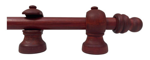 El Artesano De La Madera Wooden Curtain Rods 1.60m x 22mm 0