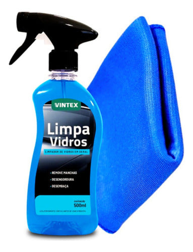 Limpa Vidros Vonixx 500ml Limpa Desengordura Desembaça - Kit 0