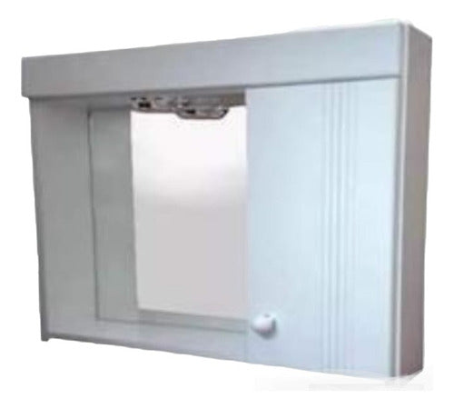 F.I Bathroom Medicine Cabinet with Mirror Door - 50 cm Offer! 0