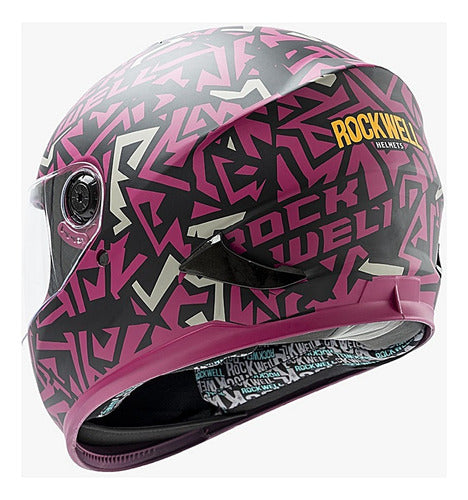 Rockwell Integral Helmet R929 Plain Syrah Matte Graphics 0