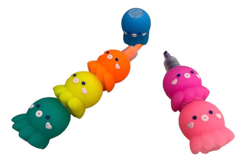 Samergo Octopus-Shaped Highlighter Set 0